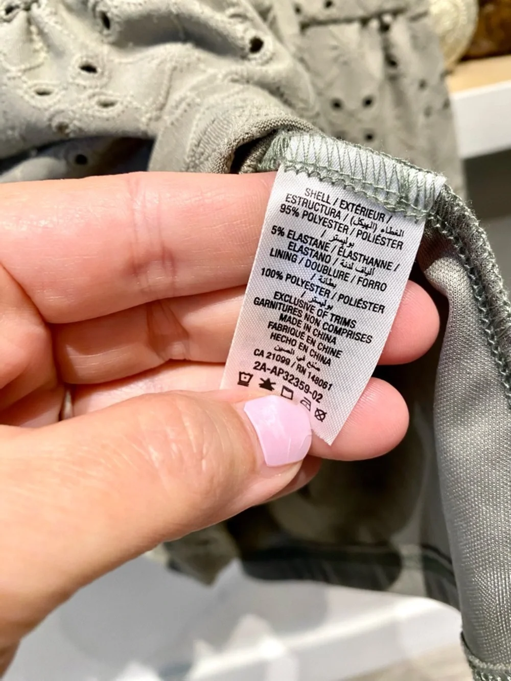 Sage green Farmhouse/prairie boho tiered dress shabby chic Country peasant vibe - Picture 7 of 12